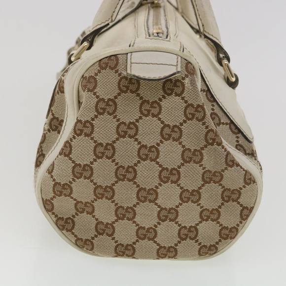 GUCCI GG Canvas Hand Bag Beige 189825 Auth 38711 - Picture 4 of 16